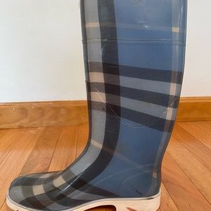 Burberry rain boots